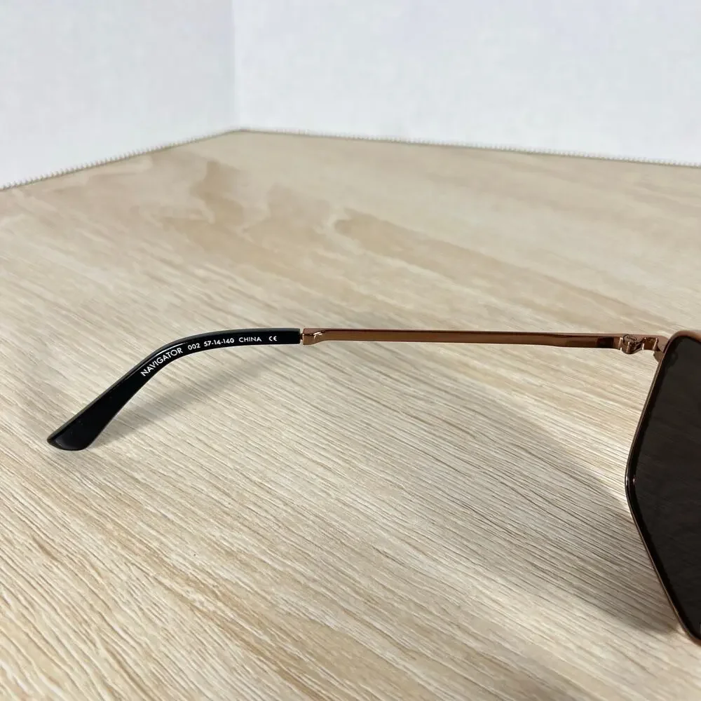 MVMT Navigator 002 Sunglasses Copper 57-14-140 Excellent Cond!